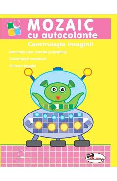 Mozaic cu autocolante: Construieste imagini!