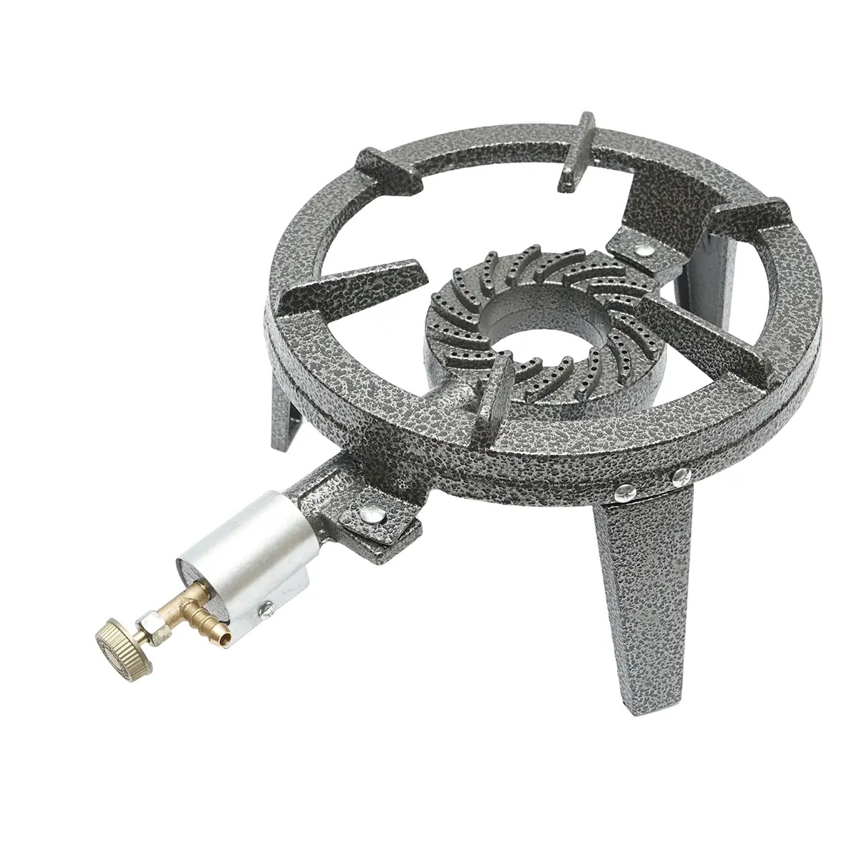 Arzator Pirostie pentru Ceaun cu gaz, 6500w, 450g/h, 335x85x350mm, din Fonta, popan-butan, gpl, Campion model PROFESSIONAL CMP16