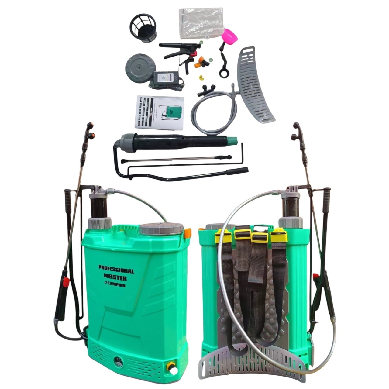 Pompa de Stropit Electrica cu Acumulator CMP1759, 16L, 12V 8Ah, Presiune Reglabila pana la 4 Bar, Autonomie 3-5 Ore, Lance Teles