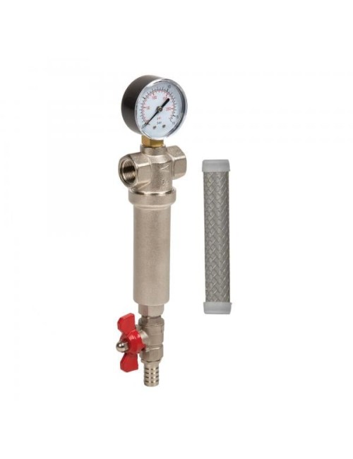 Filtru metalic de sedimente cu purjare FHMBxX