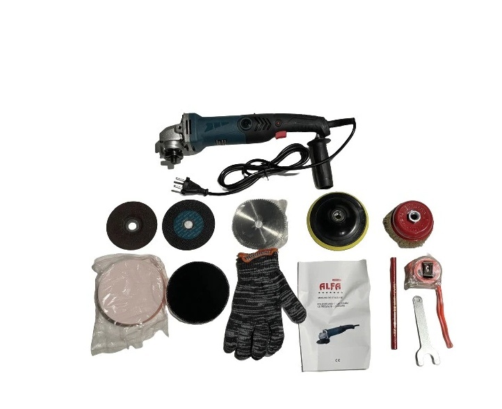 Polizor Unghiular 125mm cu Reglaj Turatie 3000-11000rpm si Accesorii, 3000W, Model Verde CMP1161V, Blocare Ax, 6 Trepte Viteza, 