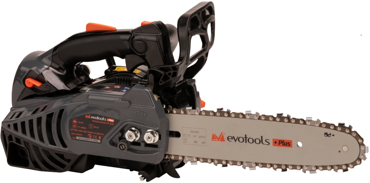 Motoferastrau CS250 EvoTools Plus 682898, 1.5CP, motor 2 timpi racire aer, lama 250mm, pas lant 3/8", canal 1.3mm, ungere automa