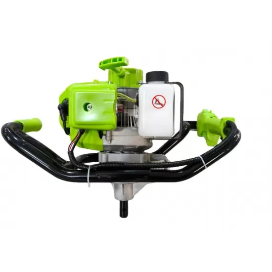 Motoburghiu pe benzina Campion, 8.5CP, motor 2 timpi 58cc, 9200rpm, burghie 100-300mm, adancime 800mm, rezervor 1.2L, 12kg, set 