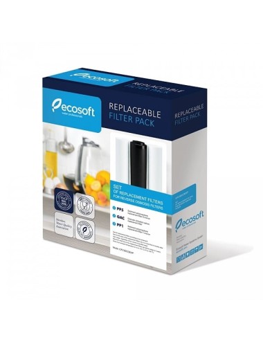 Set filtre de schimb standard Ecosoft 1-2-3 pentru sisteme de filtrare