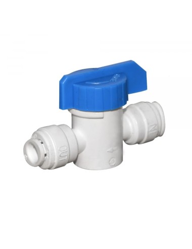 Robinet de trecere Aquafilter cu bila conexiuni 1 4 quick - AQ-BV250W