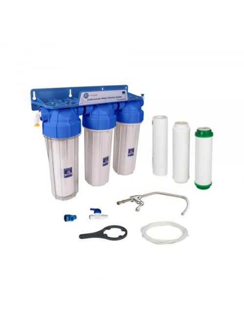 Sistem de filtrare al apei in 3 etape Aquafilter FP3-K1N