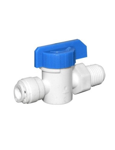 Robinet de trecere Aquafilter cu bila conexiuni 1 4 quick - 1 4 FE AQ-SEWBV1414-PP