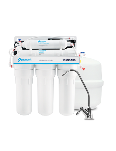 Purificator apa cu osmoza inversa Ecosoft in 6 trepte si pompa booster