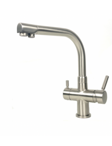 Baterie cu 3 cai Waterline finisaj Cromat sau Nichel satinat 3KSA1