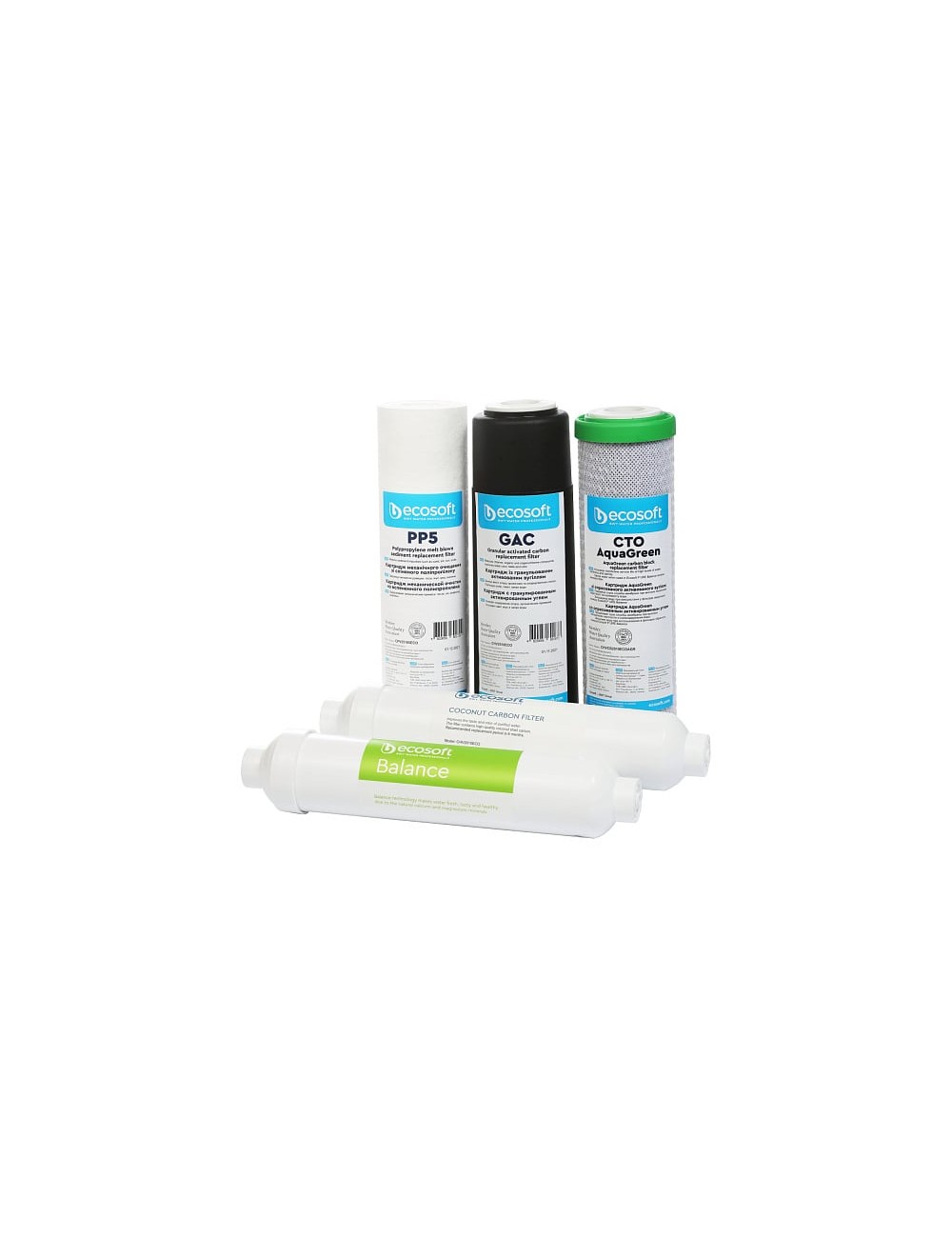 Set 5 filtre de schimb Osmoza Inversa Ecosoft P URE Balance