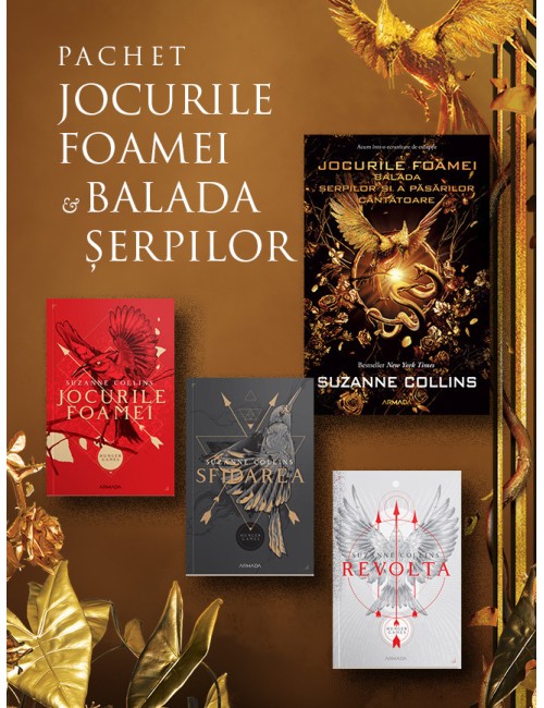 Pachet Jocurile Foamei 3 vol. + Balada șerpilor și a păsărilor cântătoare