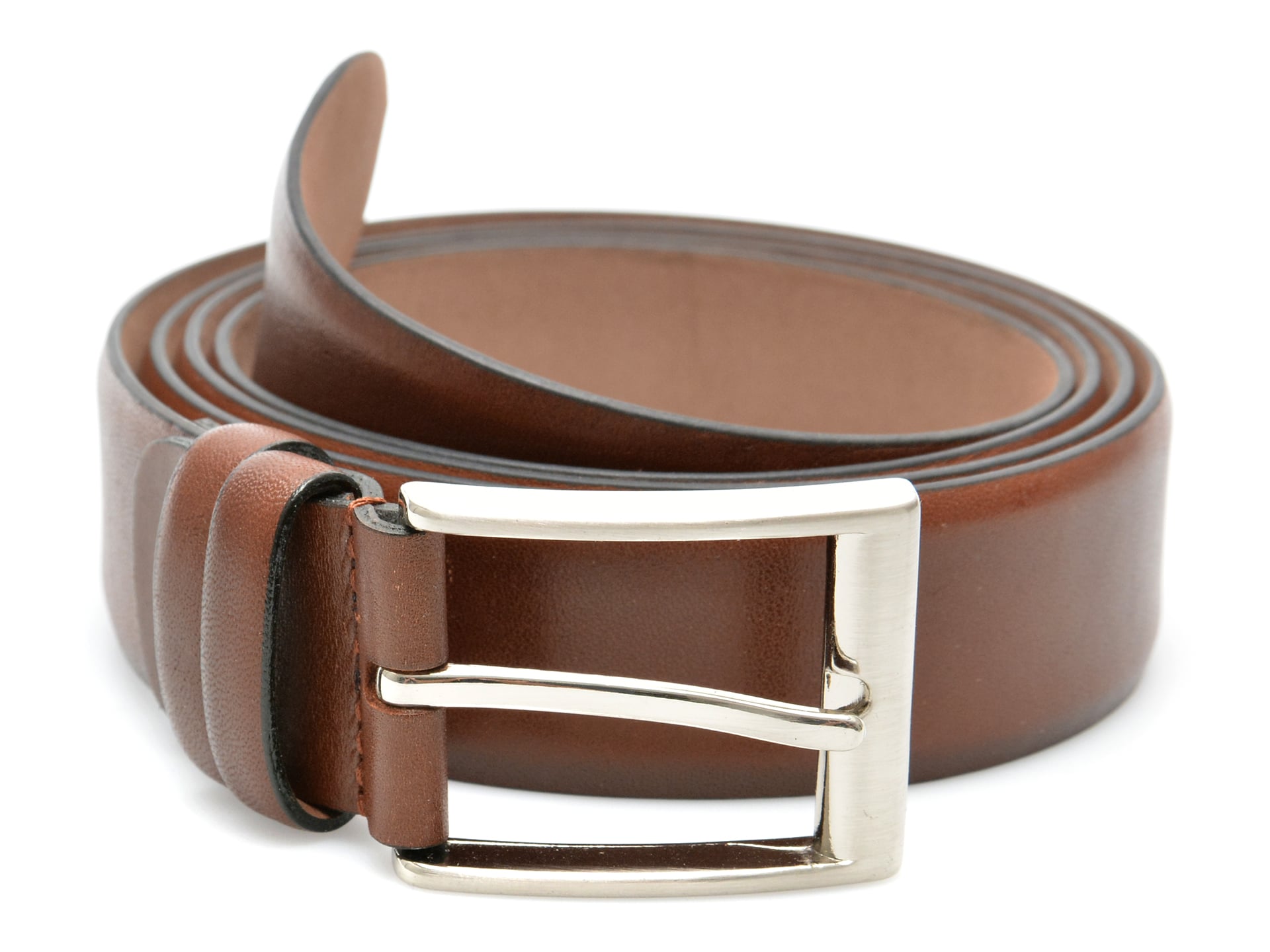 Curea LE COLONEL maro, 1500, din piele naturala