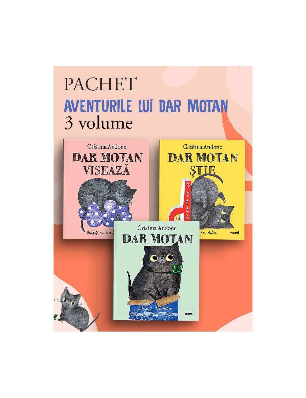 Pachet Aventurile lui Dar motan 3 vol.