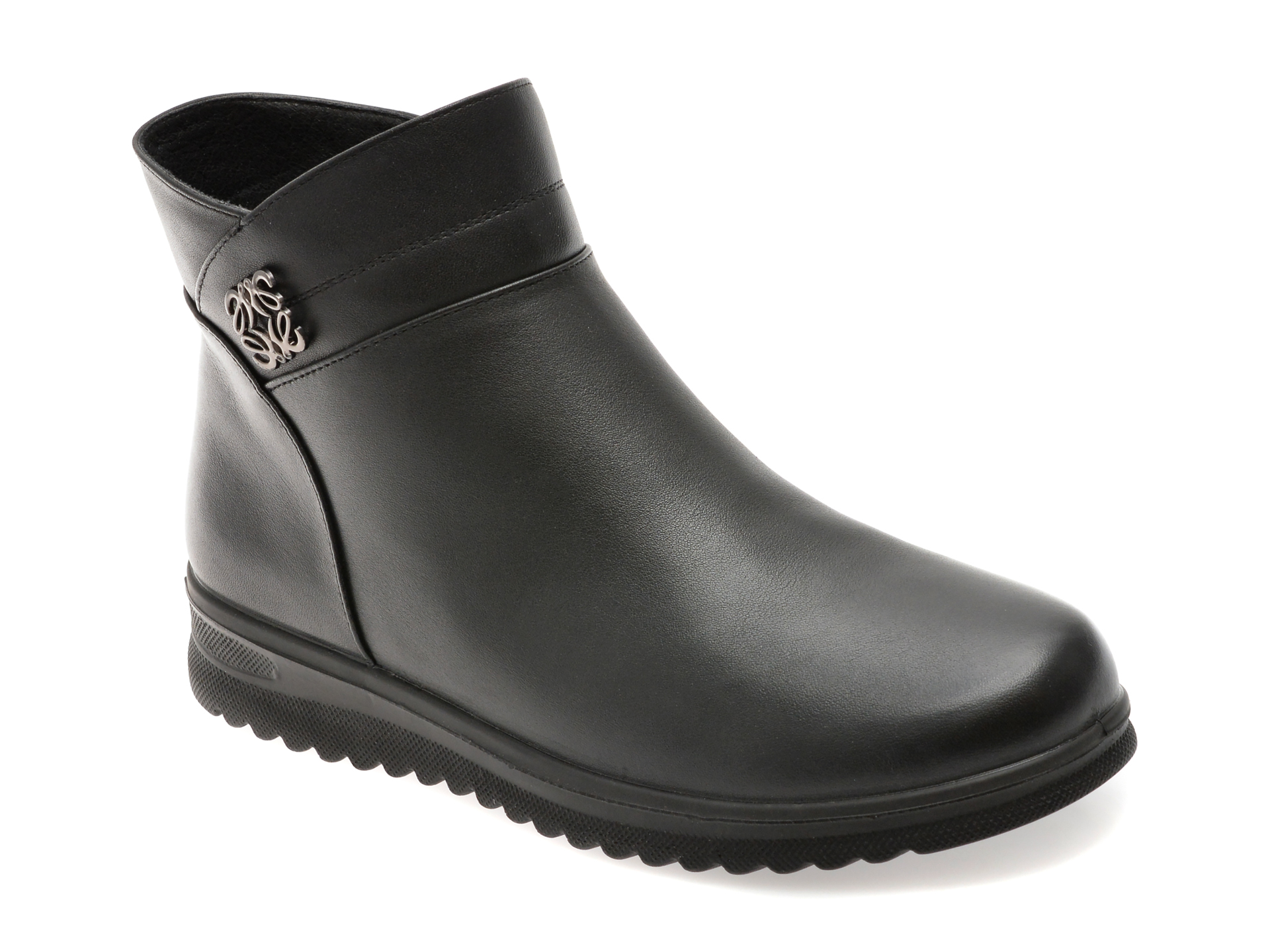 Ghete FLAVIA PASSINI negre, 750, din piele naturala