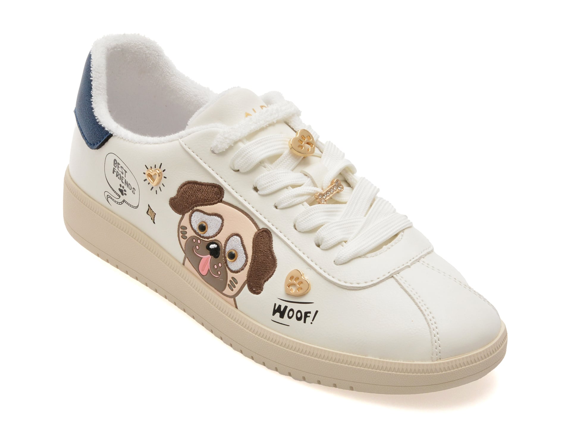Pantofi sport ALDO albi, BEST FRIEND 100, din piele ecologica