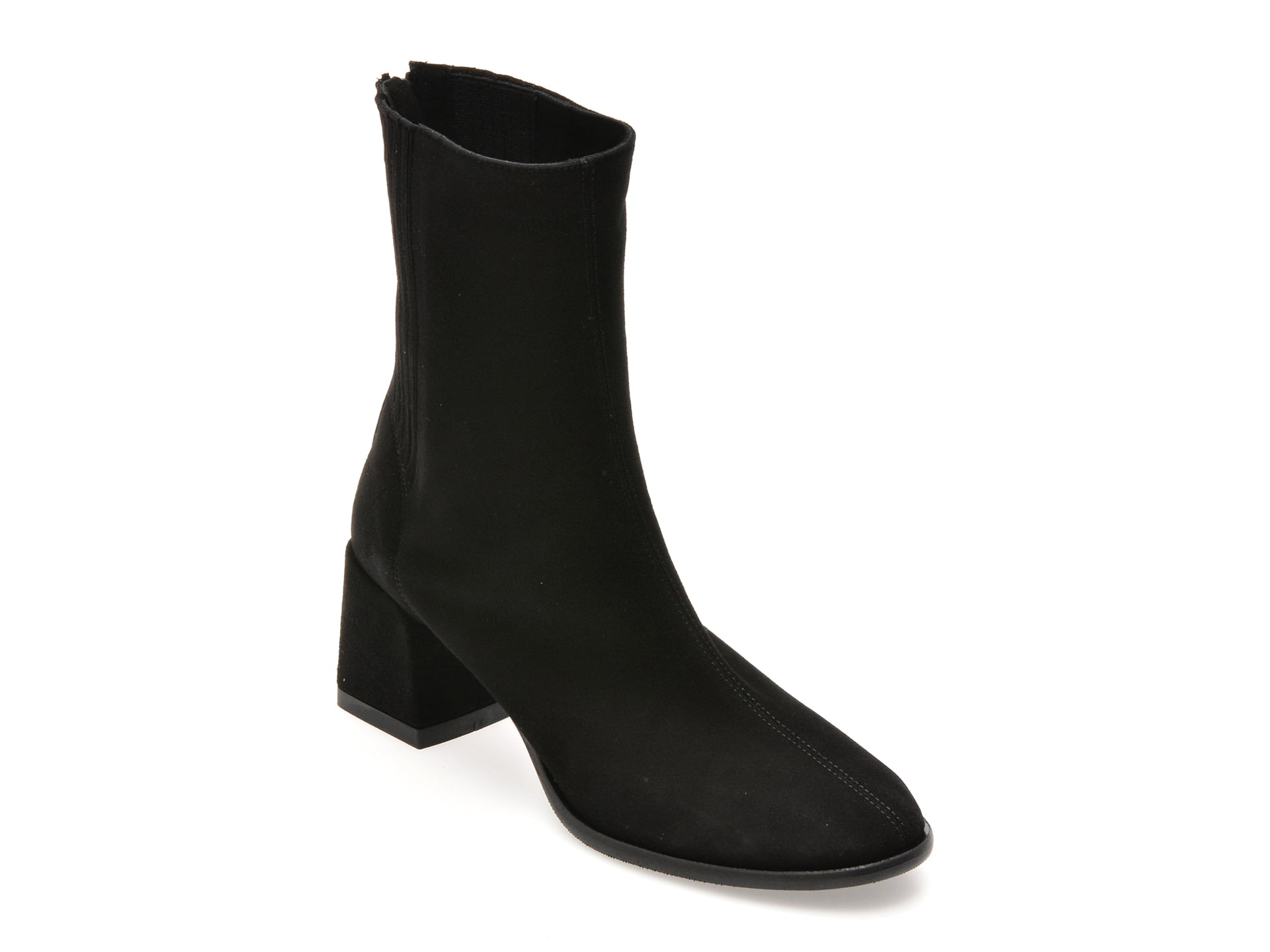 Ghete EPICA negre, 2771083, din piele intoarsa