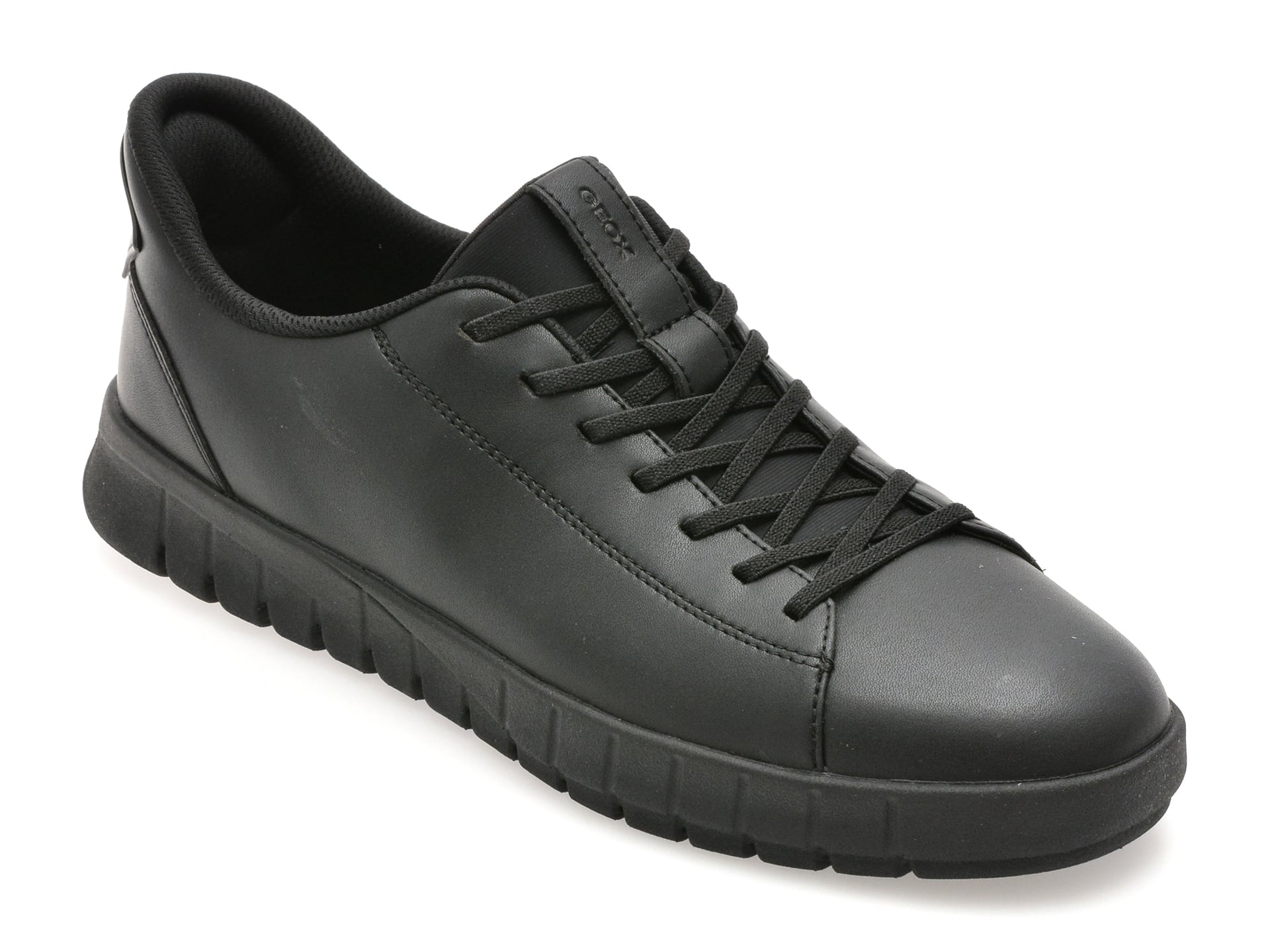 Pantofi sport GEOX negri, U56MAA, din piele ecologica