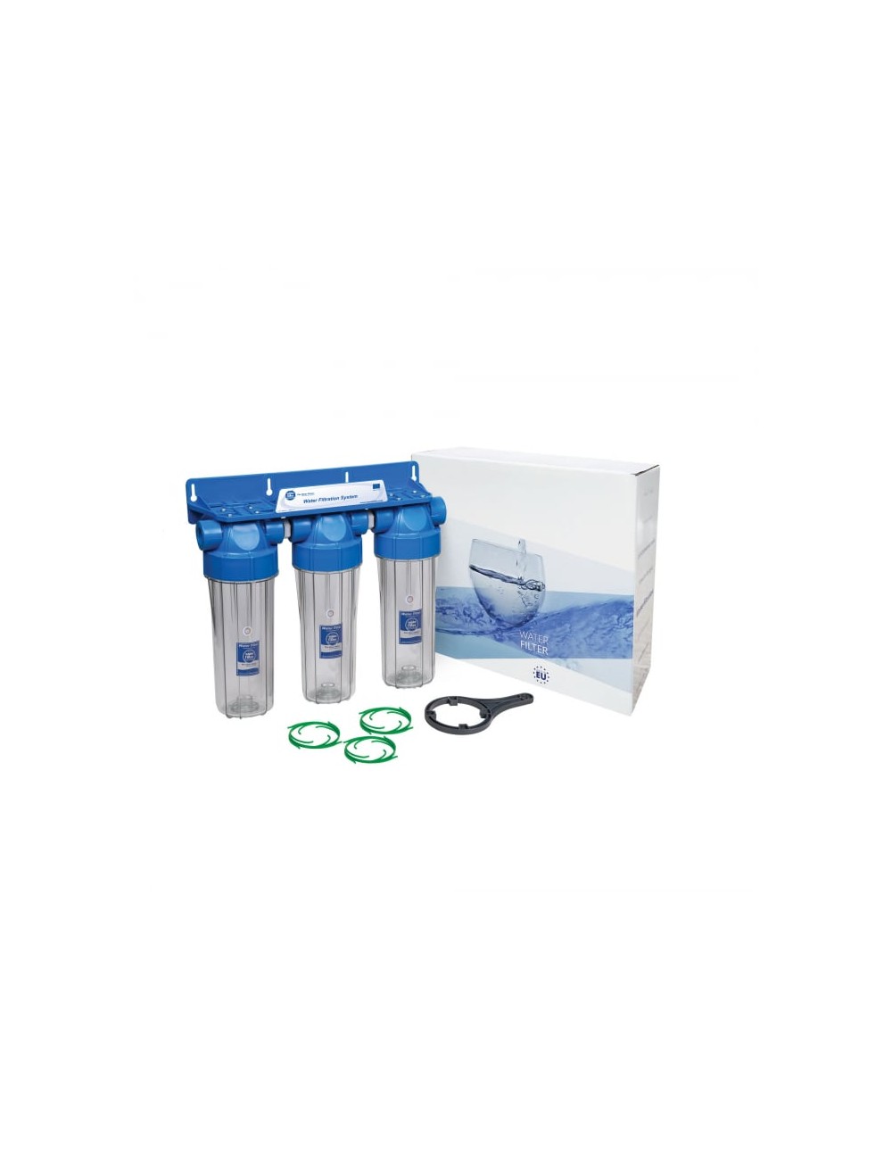 Sistem de filtrare Triplex 10 in 3 etape Aquafilter FHPLCLx-D-TRIPLE
