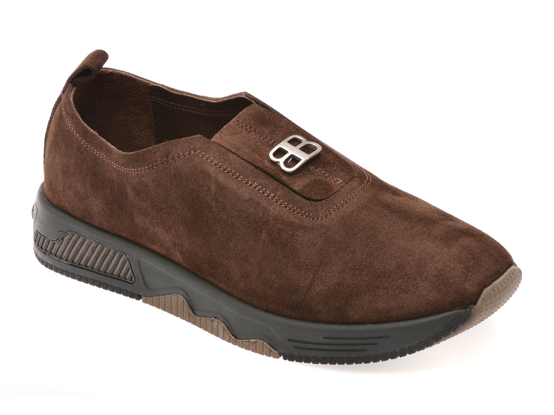 Pantofi IMAGE maro, 1501605, din piele intoarsa