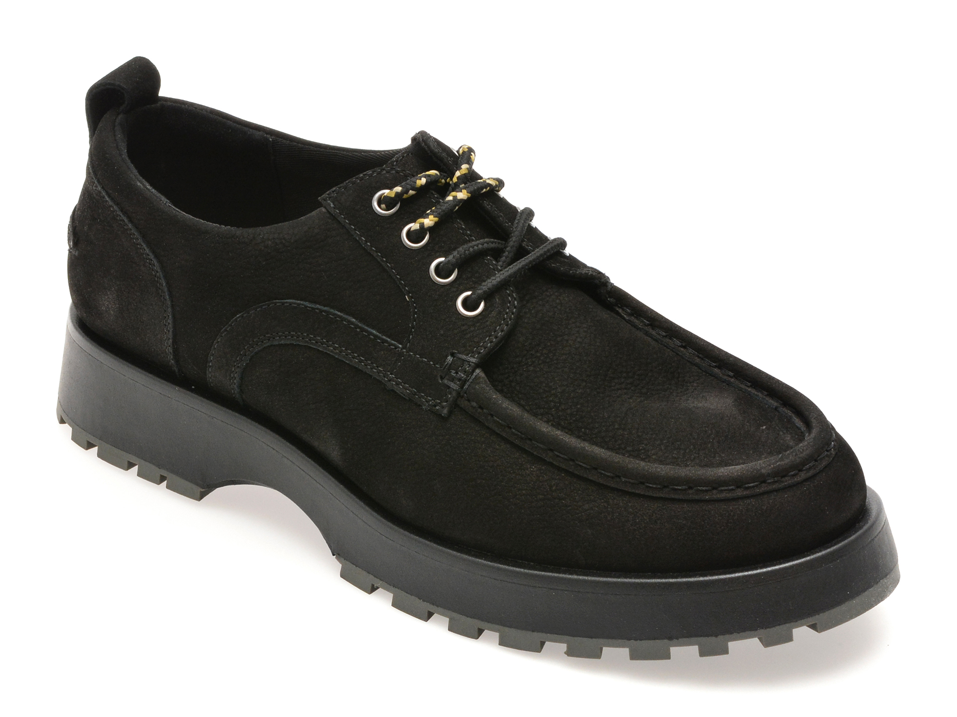 Mocasini ALDO negri, BASTIAN 001, din nabuc