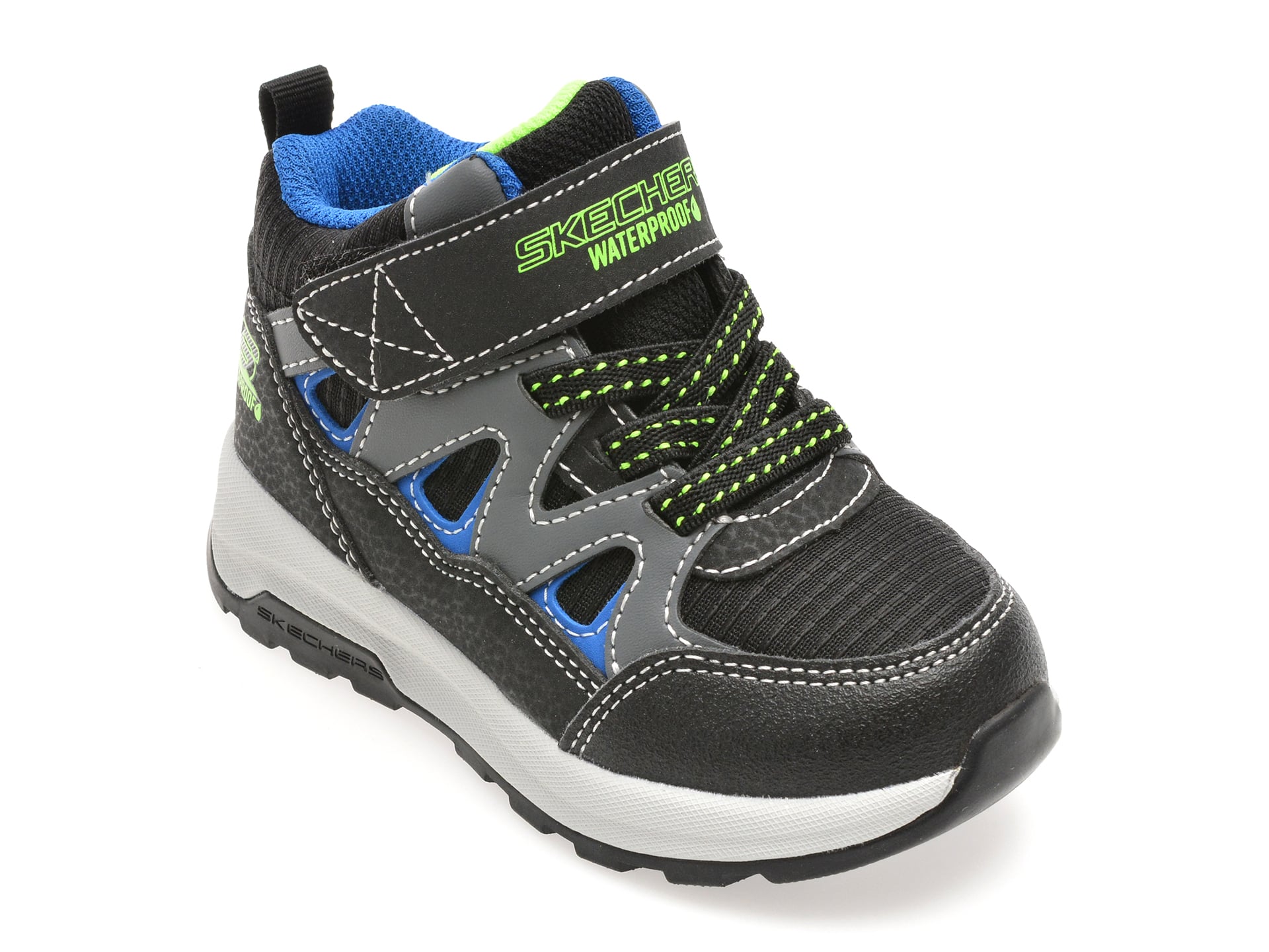 Ghete SKECHERS negre, STORM BLAZER, din material textil
