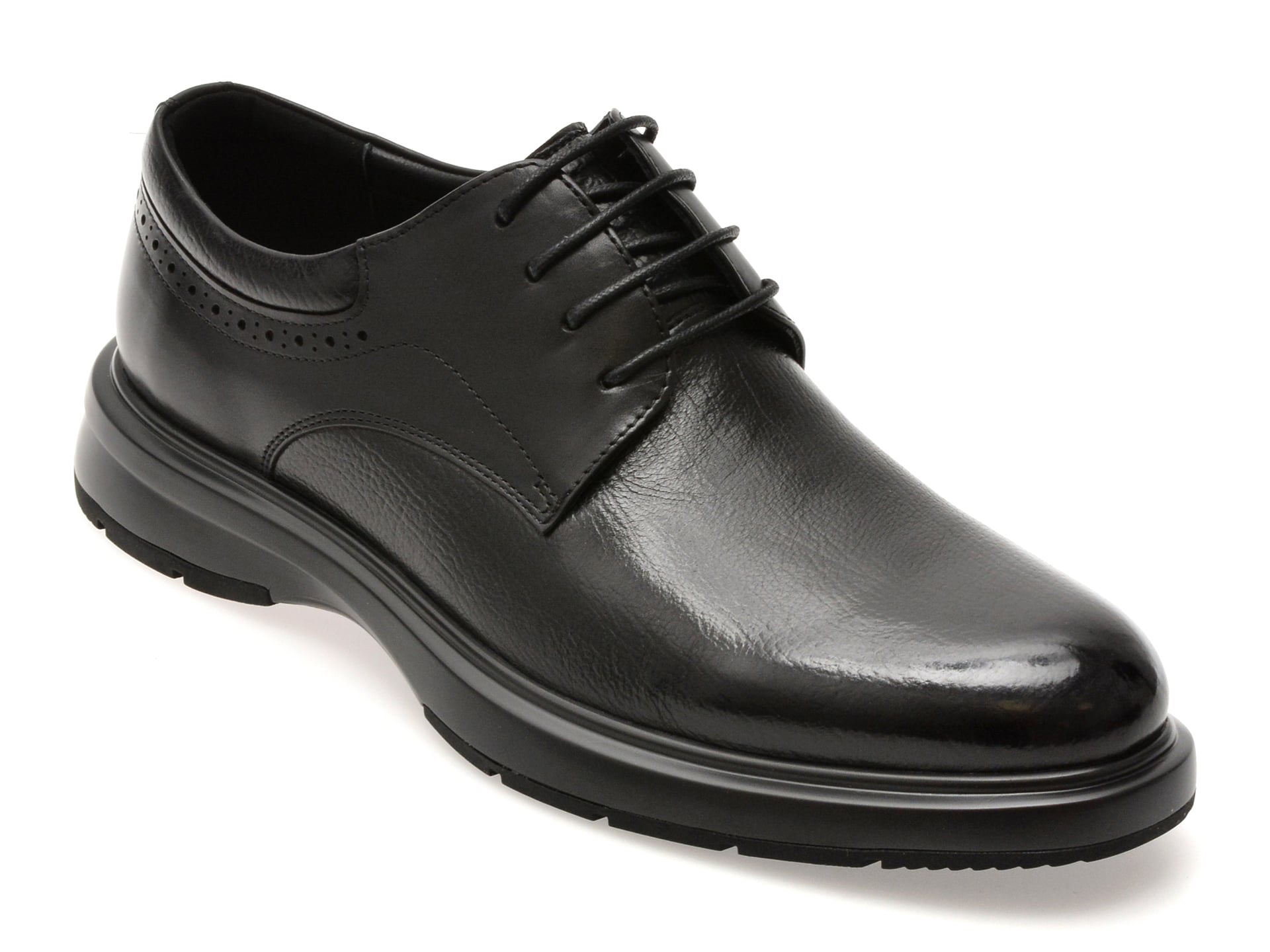 Pantofi eleganti EPICA negri, TMA21B, din piele naturala