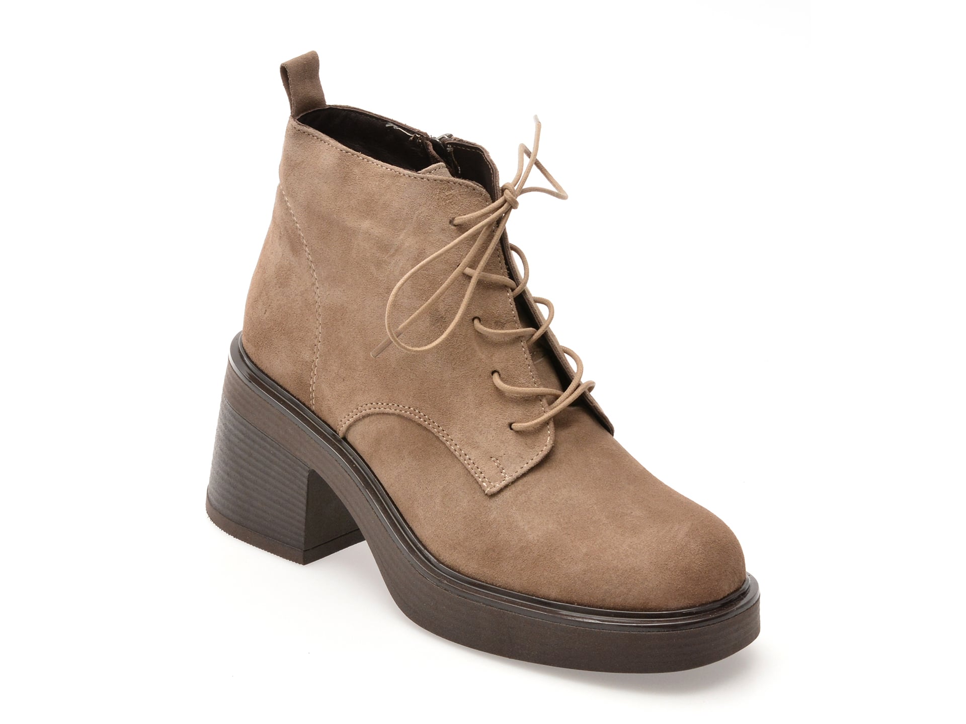 Ghete GRYXX gri, 3772512, din piele intoarsa