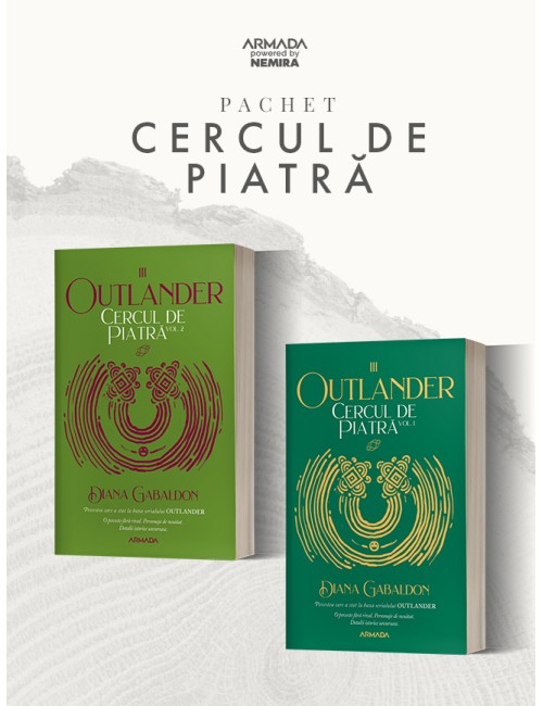 Pachet Cercul de piatră 2 vol. (Seria OUTLANDER partea a III-a ed.2020)