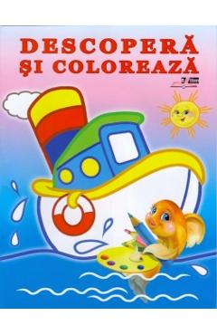 Mijloace de transport. Descopera si coloreaza