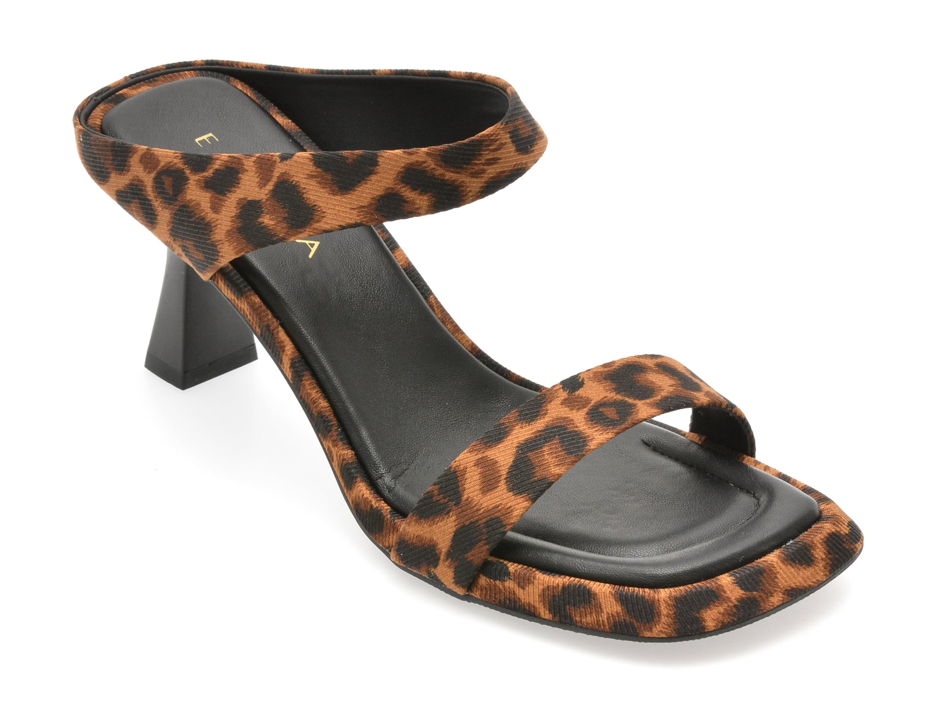 Papuci EPICA maro, 2726, din material textil