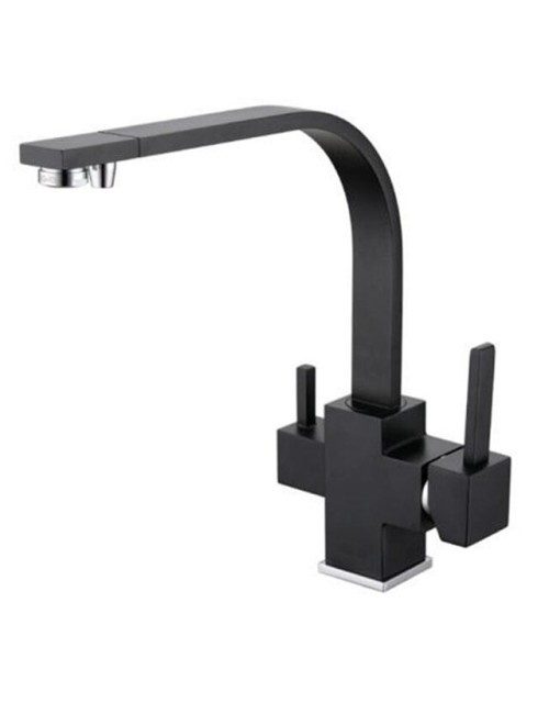 Baterie cu 3 cai Waterline finisaj Cromat sau Negru mat 3KSA9