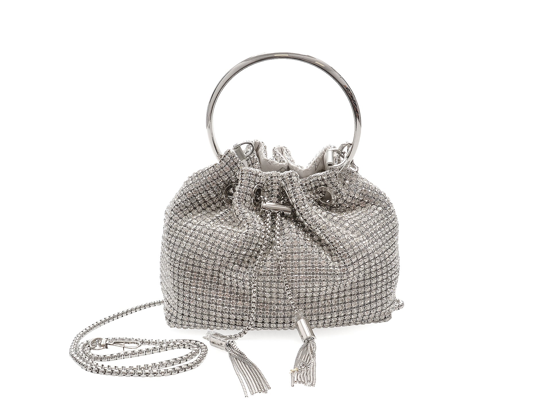 Geanta EPICA argintie, 8011, din piele ecologica