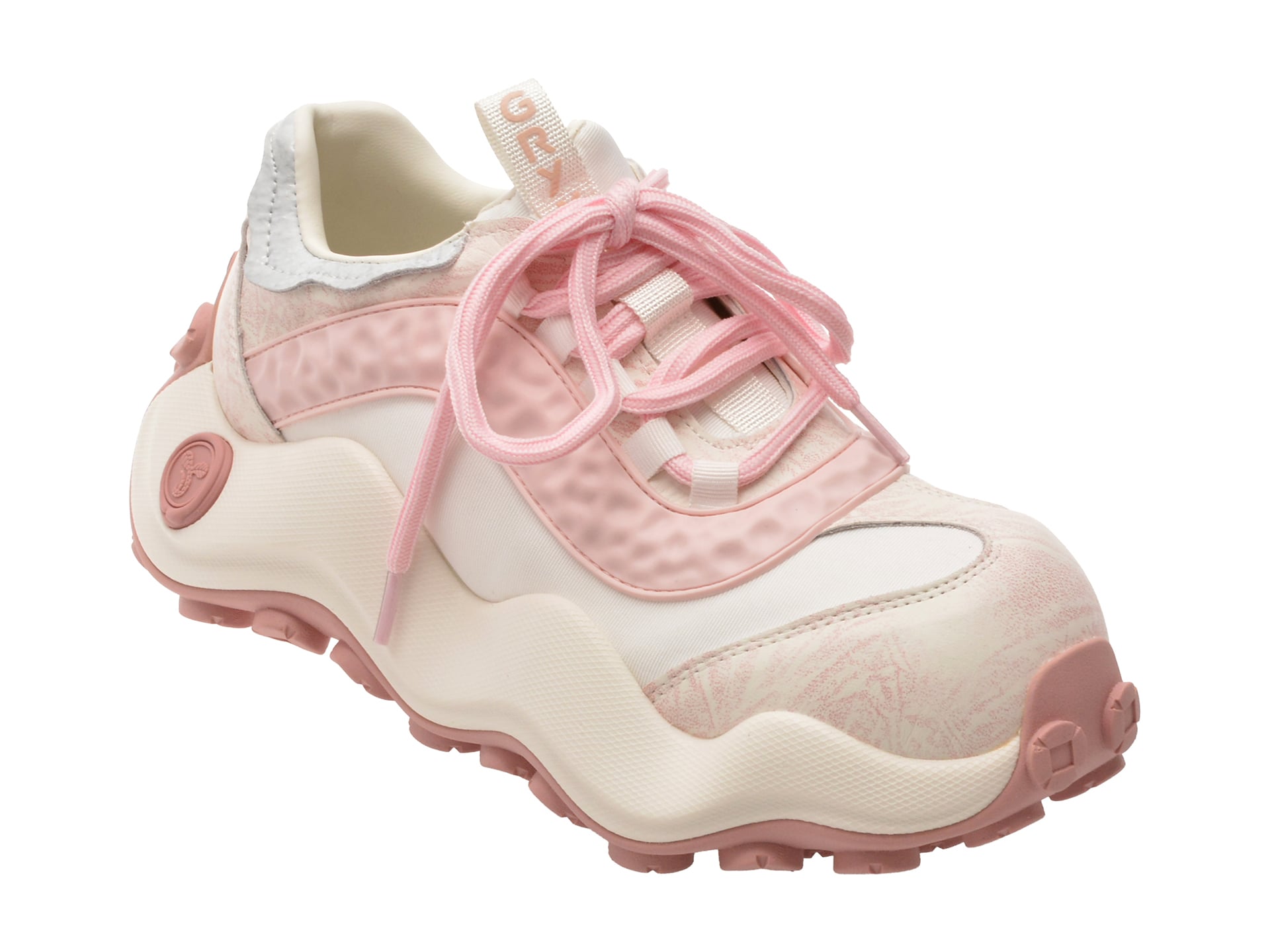 Pantofi sport GRYXX albi, 8619, din material textil