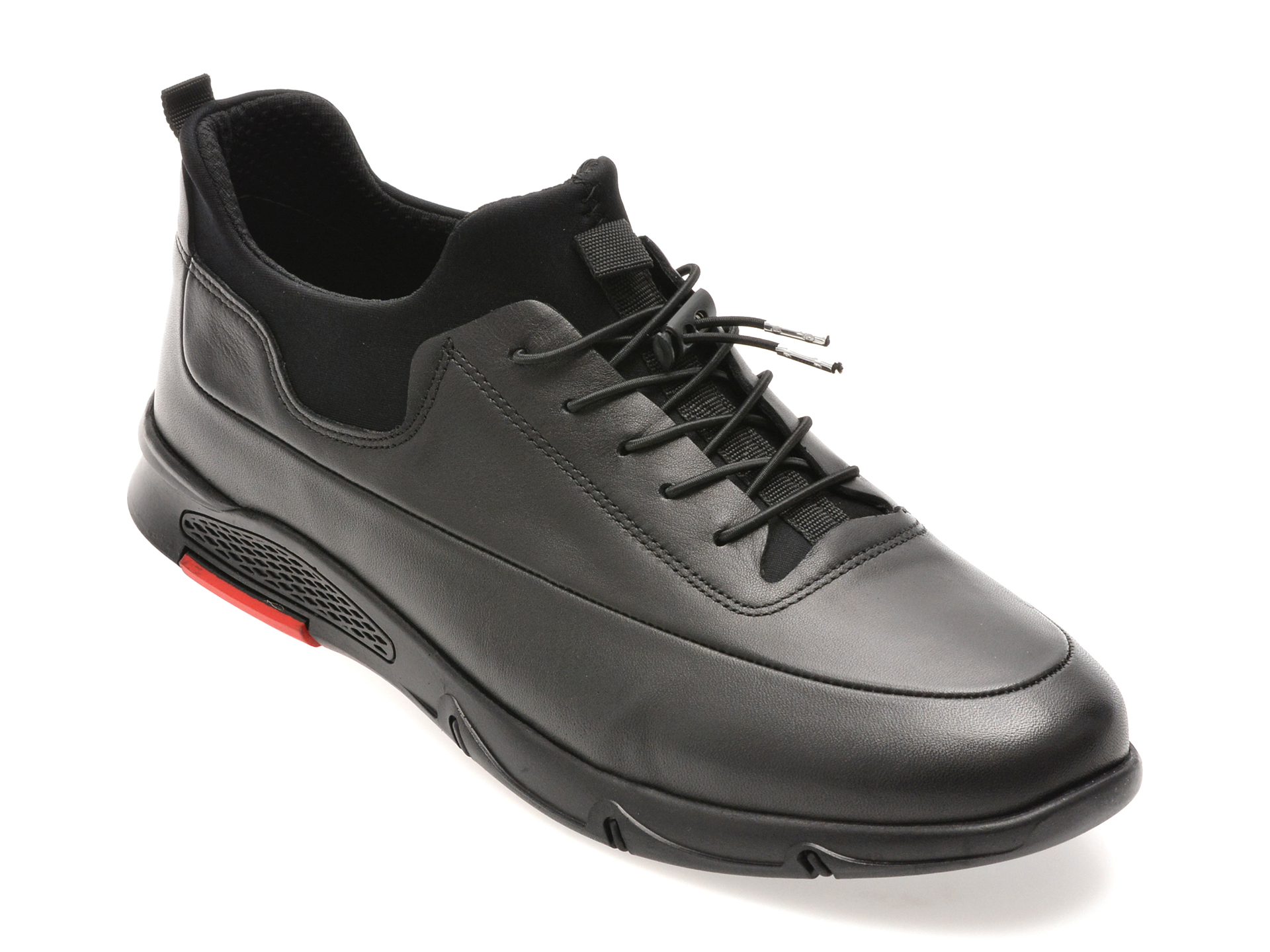 Pantofi sport BITE THE BULLET negri, CASP24, din piele naturala