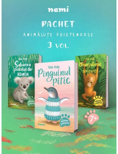 Pachet Animăluțe prietenoase 3 vol.