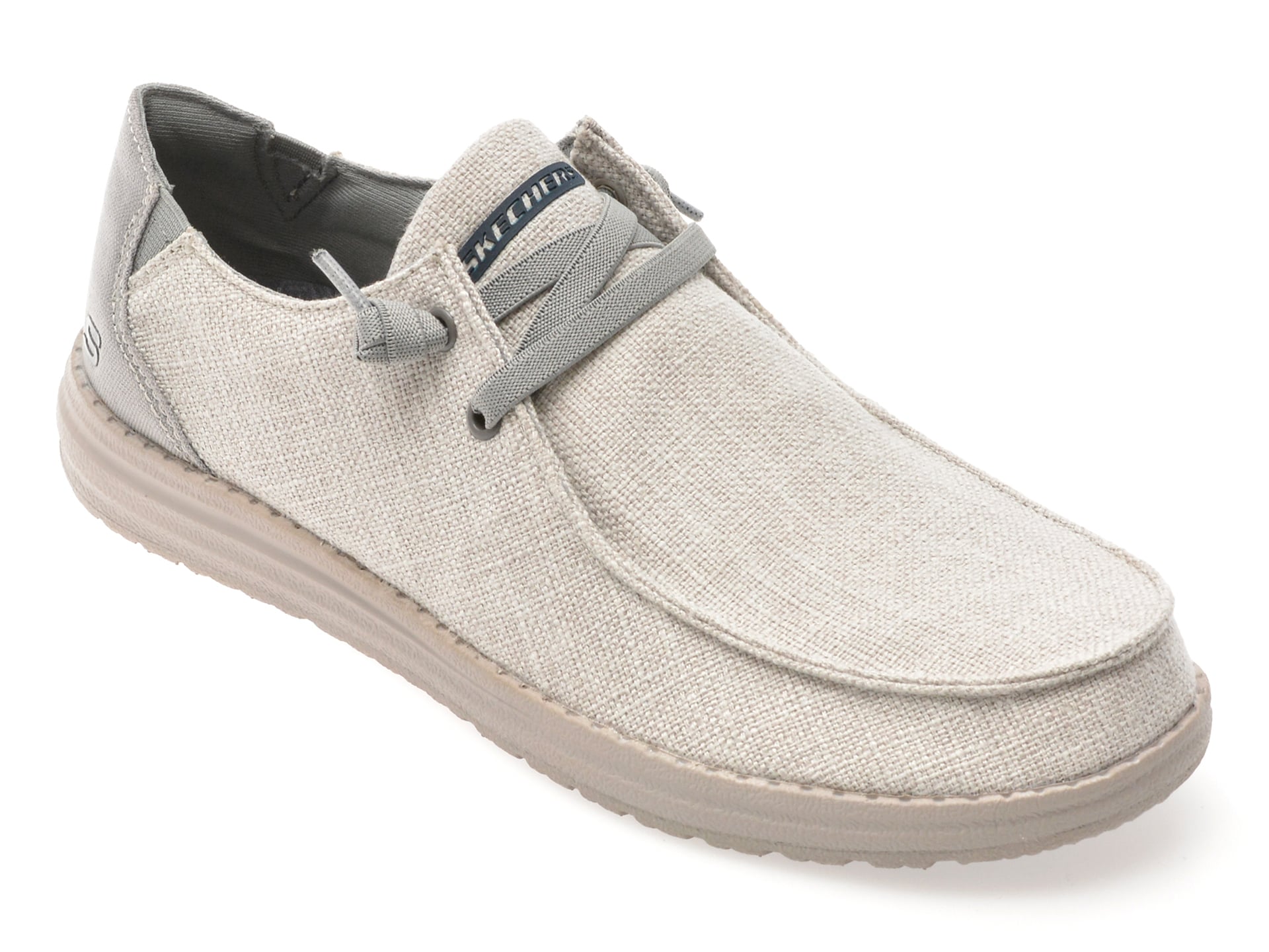 Mocasini SKECHERS gri, MELSON, din material textil