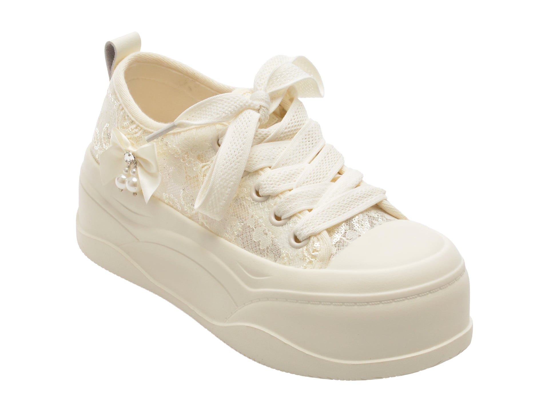 Pantofi sport FLAVIA PASSINI albi, 899, din material textil