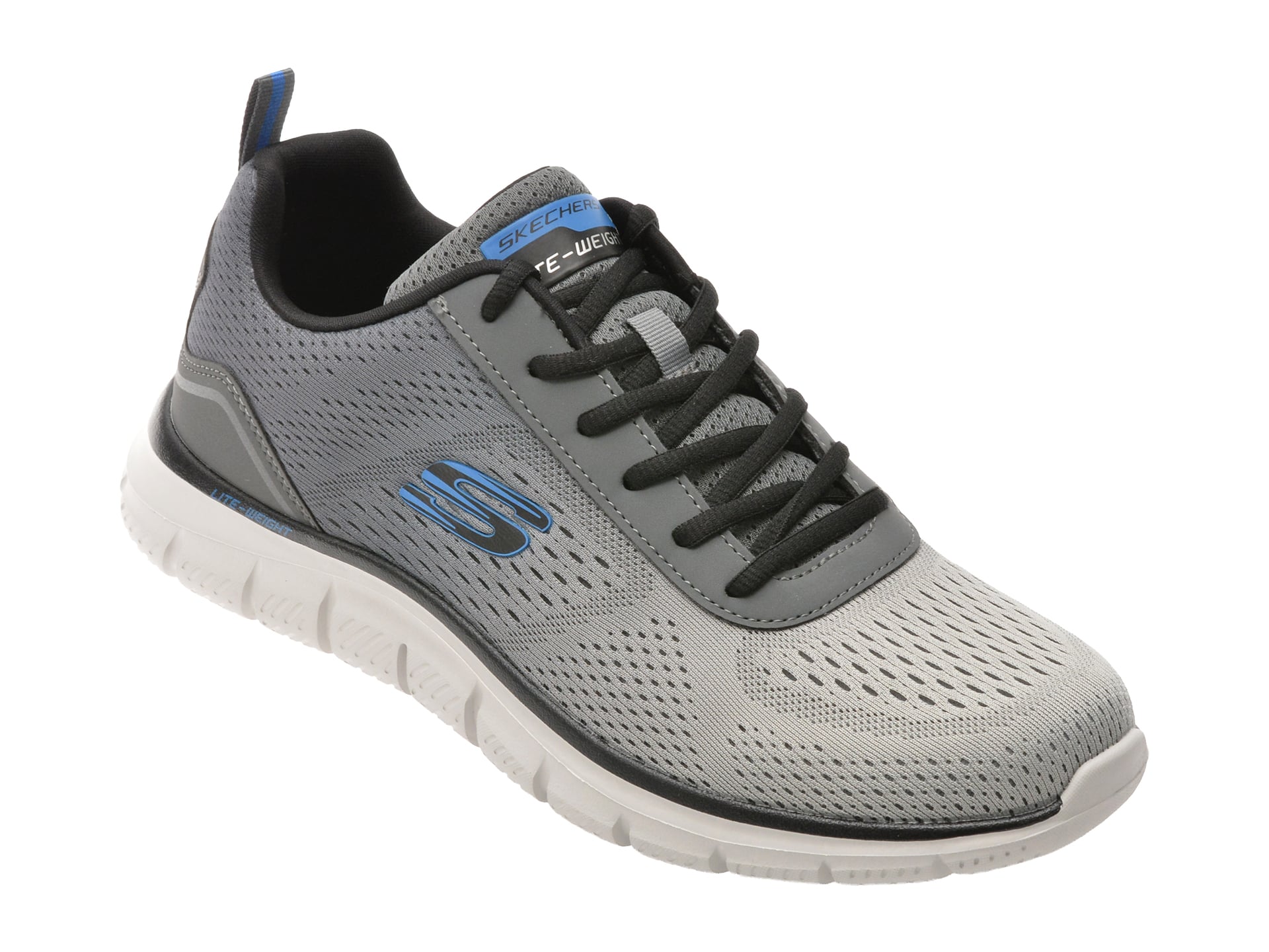 Pantofi sport SKECHERS gri, TRACK, din material textil