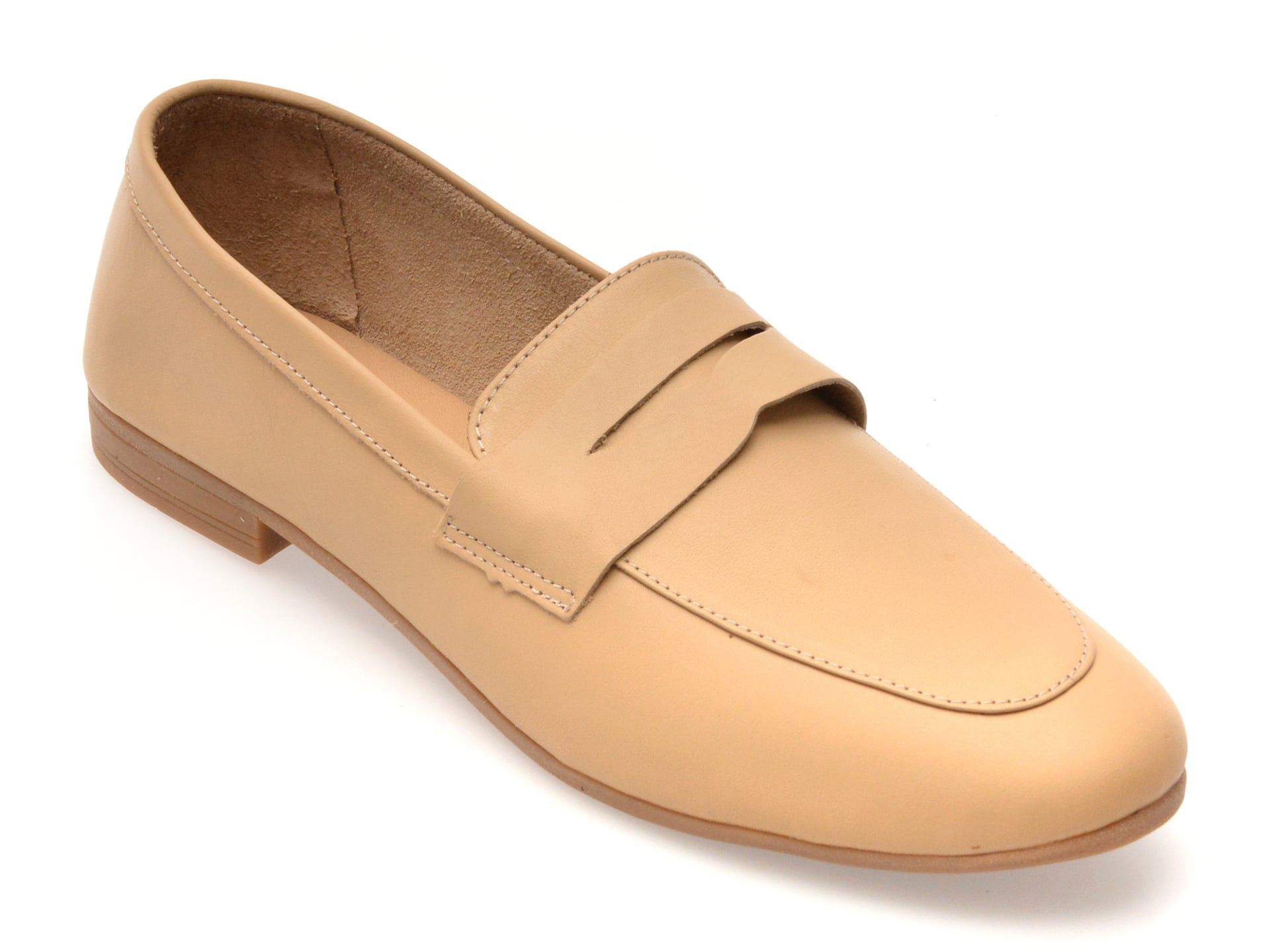 Mocasini FLAVIA PASSINI bej, SP14, din piele naturala