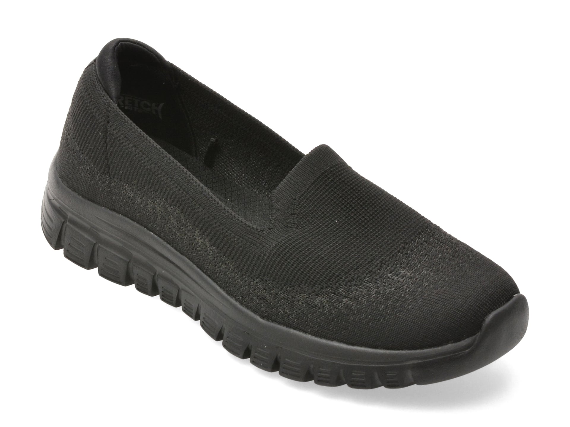 Pantofi sport SKECHERS negri, GRACEFUL, din material textil