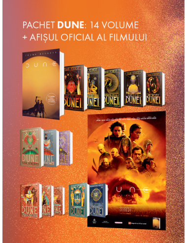 Pachet Universul Dune 14 vol. + Afiș CADOU