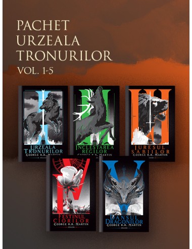 Pachet Urzeala Tronurilor 1-5 (ed. 2020)