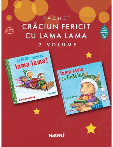 Pachet Crăciun fericit cu Lama Lama 2 vol.