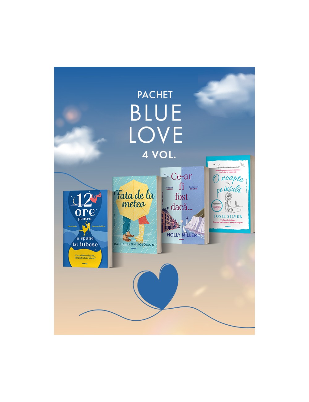 Pachet Blue Love 4 vol.