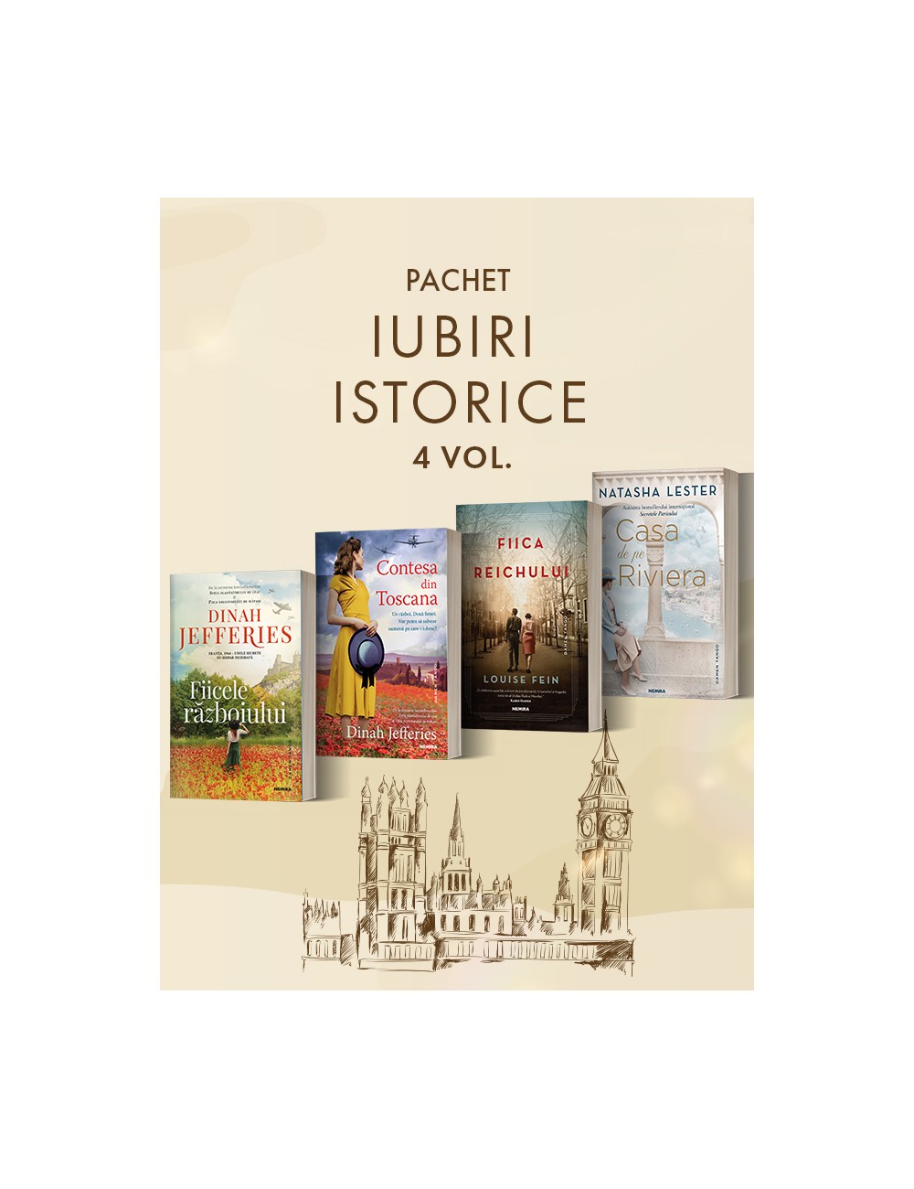 Pachet Iubiri istorice 4 vol.