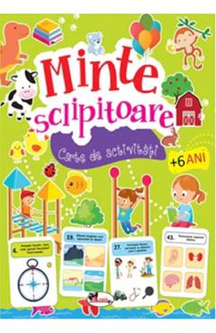 Minte sclipitoare. Carte de activitati 6+