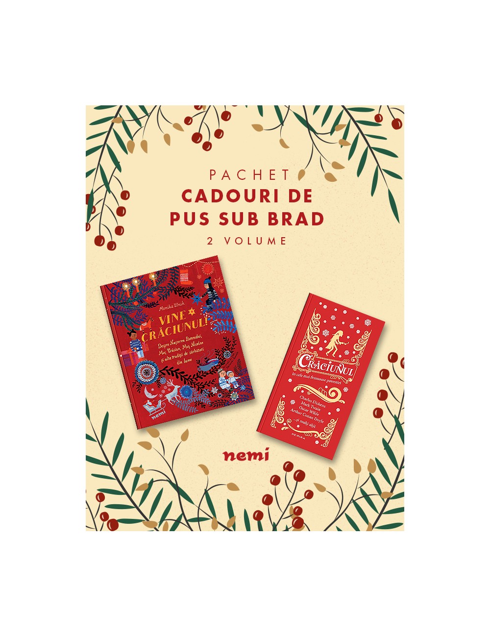 Pachet Cadouri de pus sub brad 2 vol.
