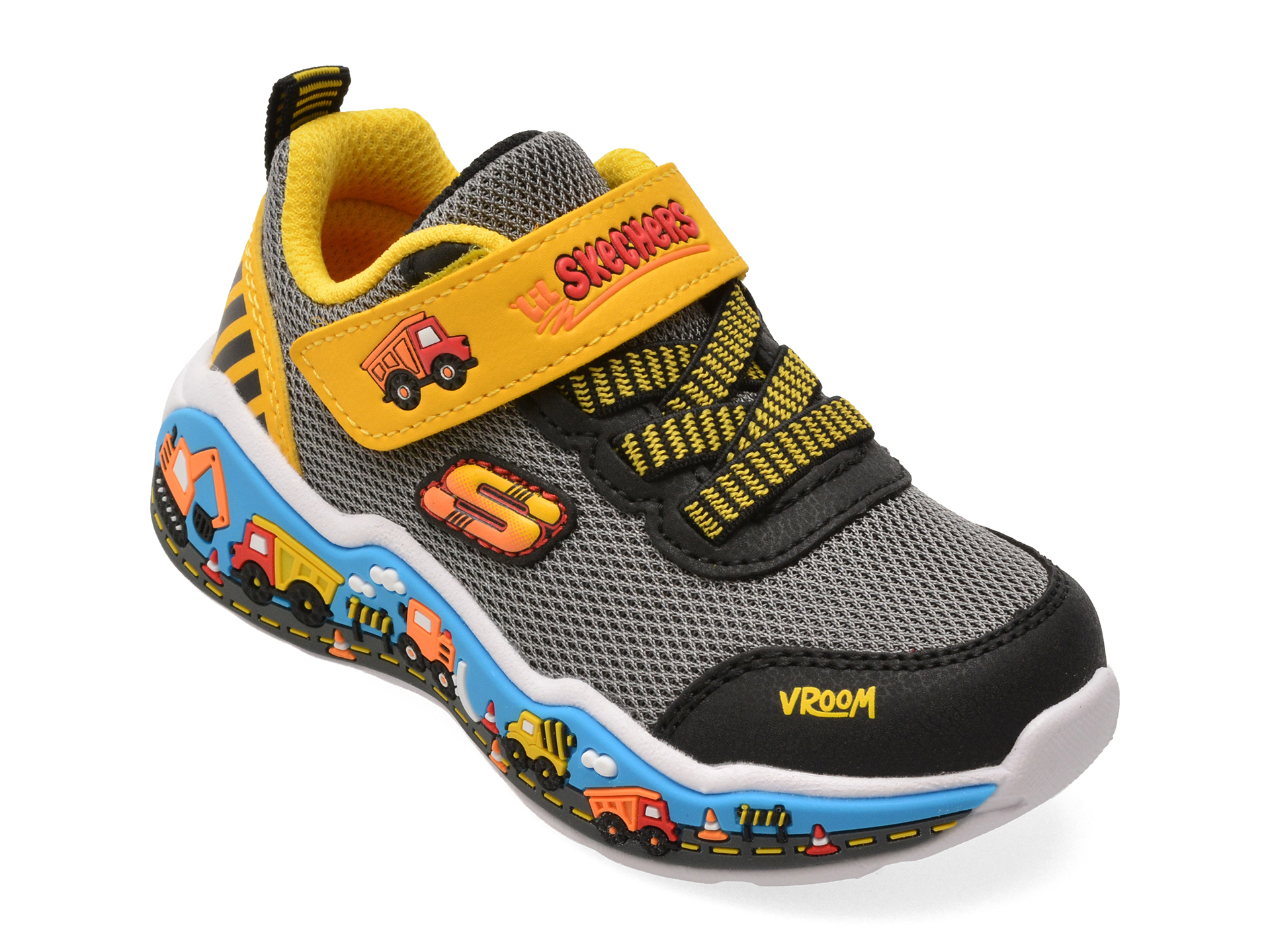 Pantofi sport SKECHERS multicolor, PLAY SCENE, din material textil