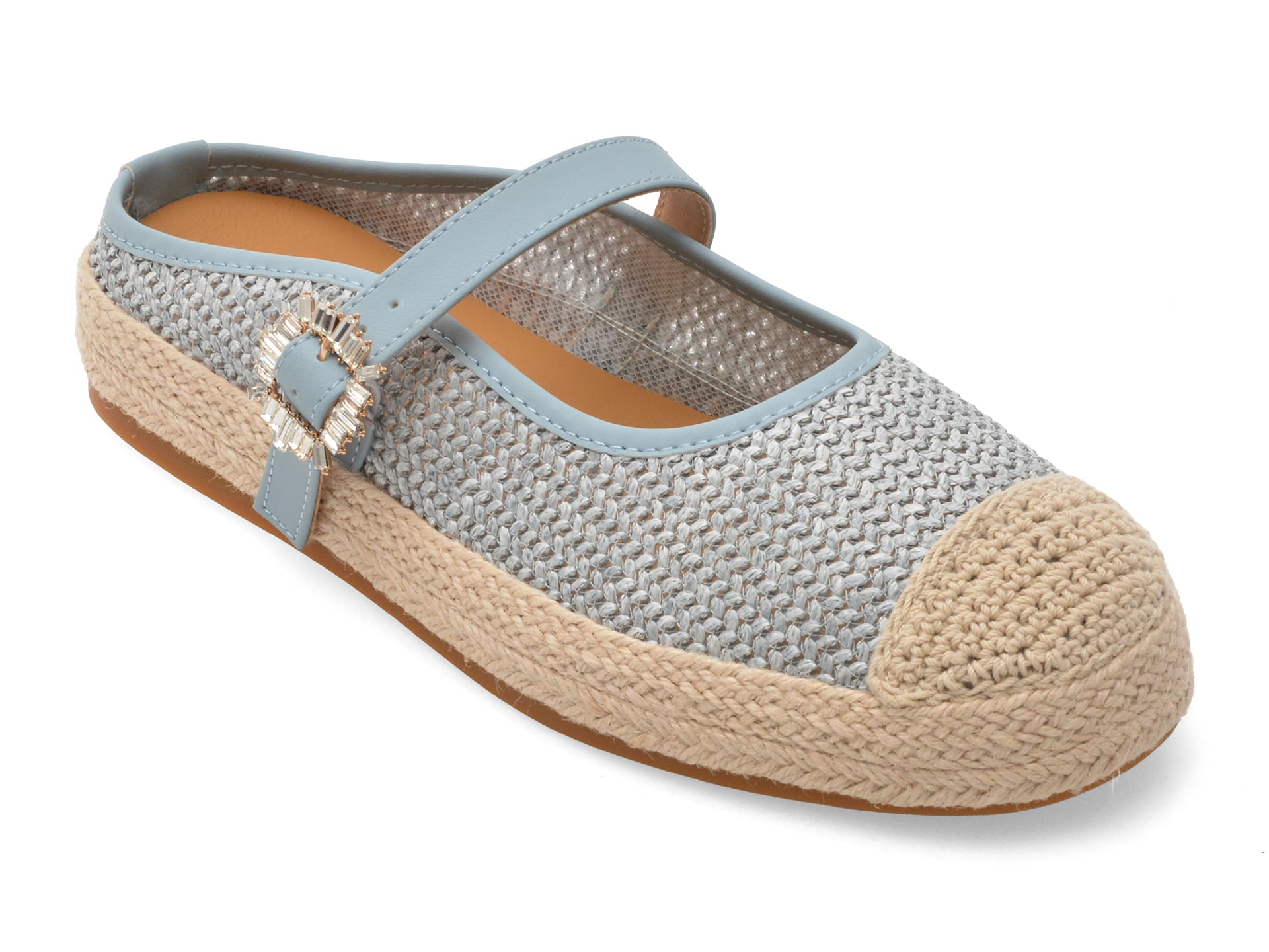 Papuci GRYXX albastri, 196, din material textil