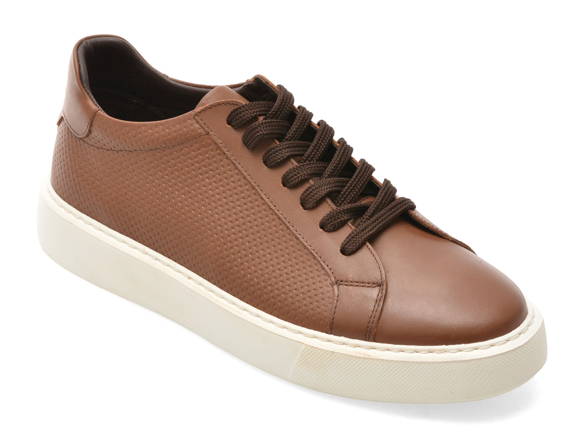 Pantofi sport BITE THE BULLET maro, WB006, din piele naturala